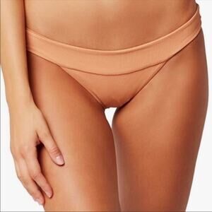 L*Space Ribbed Veronica Bottom in Chestnut XS NWT